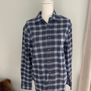 Fair Harbor blue plaid Shirt